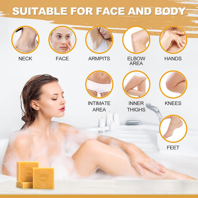 Flawless Radiance Soap Set with Foaming Net (3 Pack)