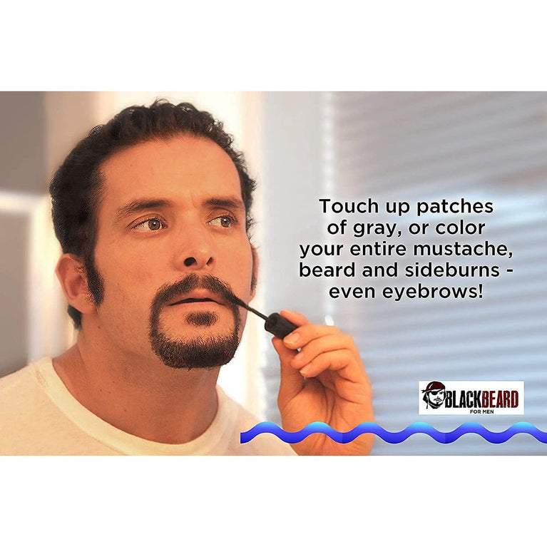 Blackbeard for Men - temporary brush on colour 12ml (0.40oz) (Dark Brown)