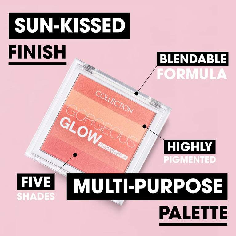 Radiant Chic Blush Palette - Cruelty-Free Matte & Shimmer Blusher Shades, 9g