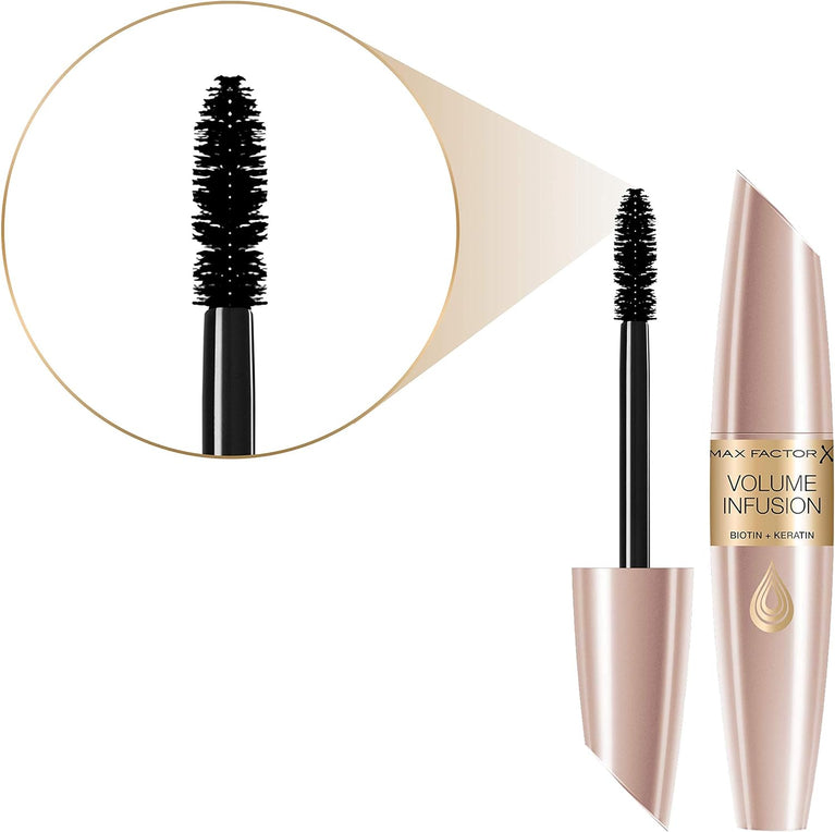 Max Factor Keratin & Biotin Infused Volumising Mascara, Black/Brown