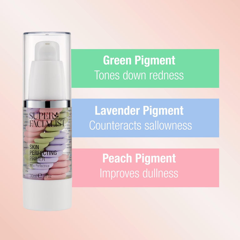 Super Facialist Flawless Base Primer with Color Balancing Technology, Hydrating Hyaluronic Acid & Oil-Control Niacinamide - 30ml