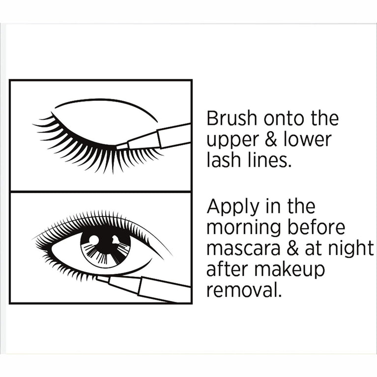 L'Oreal Paris Advanced Eyelash Growth Serum with Hyaluronic Acid and Castor Oil for Voluminous, Thick Lashes