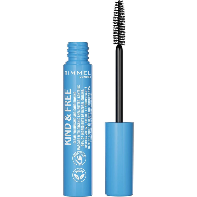 Rimmel Compassionate & Cruelty-Free Volumizing and Lengthening Mascara in Black, 7ml