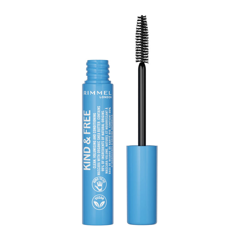 Rimmel Compassionate & Cruelty-Free Volumizing and Lengthening Mascara in Black, 7ml