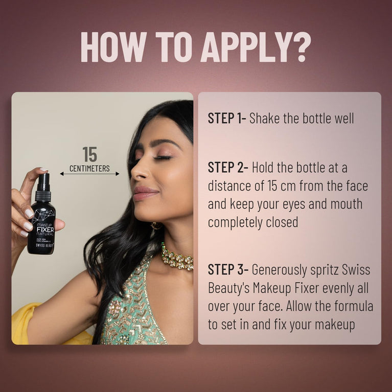 Ultra-Durable Makeup Setting Spray with Skin-Nourishing Aloe Vera and Vitamin E