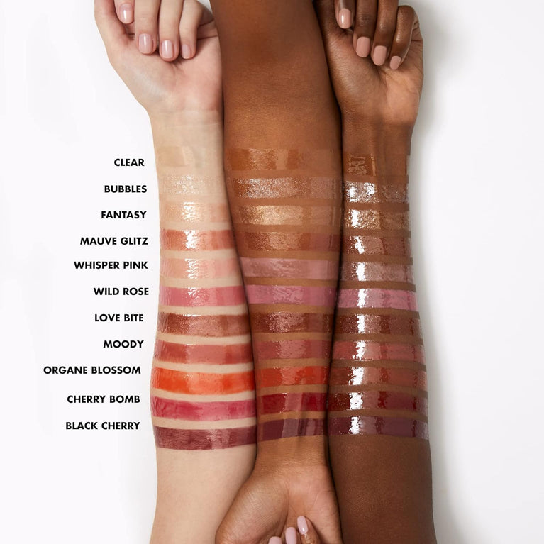 e.l.f. Ultra-Shiny Vitamin-Infused Lip Lacquer, Whisper Pink - Nourishing and Hydrating Vegan Lip Gloss with Sheer Colour, Non-Sticky Formula, Cruelty-Free