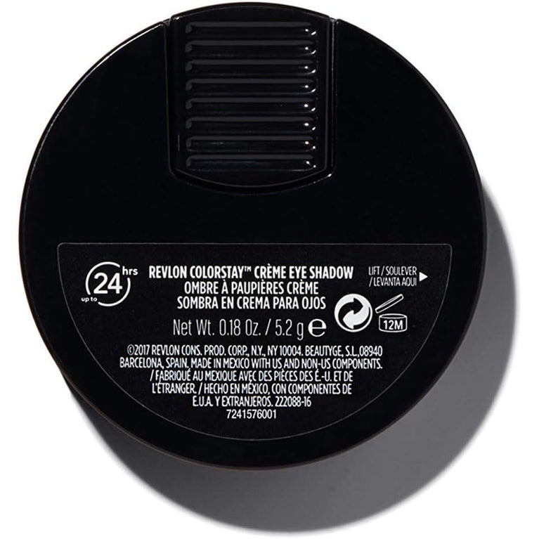 Revlon Colorstay 24 Hour Longwear Eye Shadow in Praline (730), Blendable Rose Beige Matte or Shimmer Finish with Built-in Applicator Brush