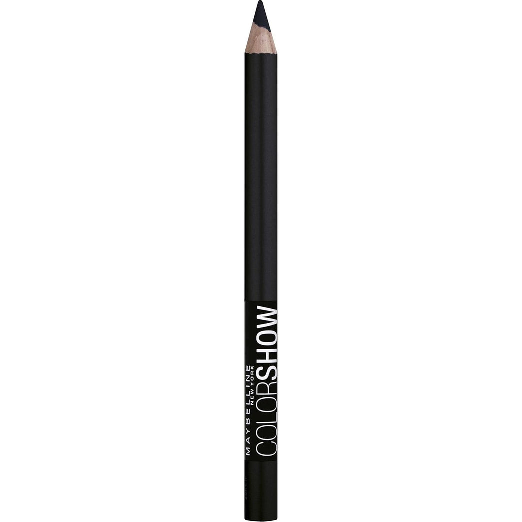 Maybelline Ultra Black Color Show Crayon Khol Eyeliner Pencil #100 with Long-lasting Smudge Proof Formula