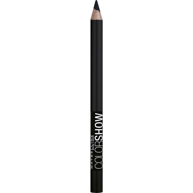 Maybelline Ultra Black Color Show Crayon Khol Eyeliner Pencil #100 with Long-lasting Smudge Proof Formula