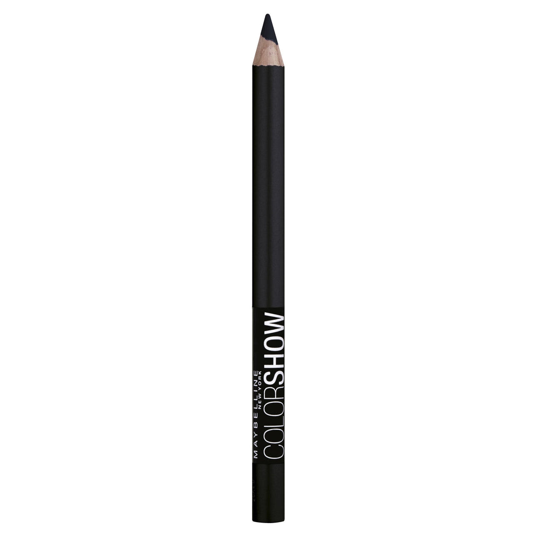 Maybelline Ultra Black Color Show Crayon Khol Eyeliner Pencil #100 with Long-lasting Smudge Proof Formula