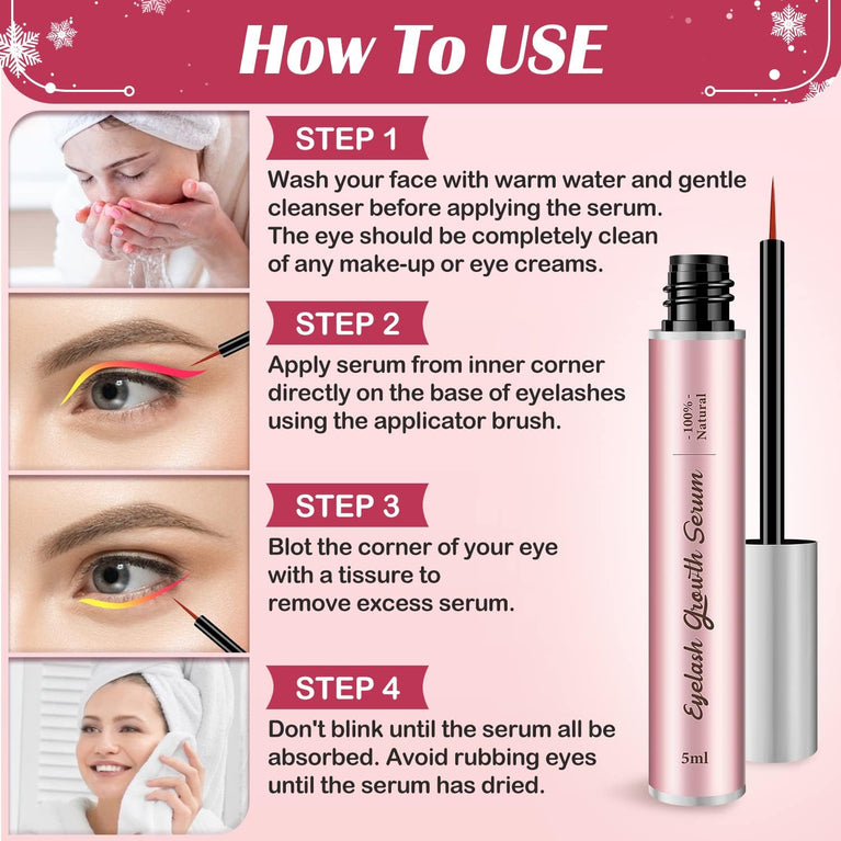 Ultimate Eyelash & Eyebrow Nourishing Growth Serum with Vitamin E