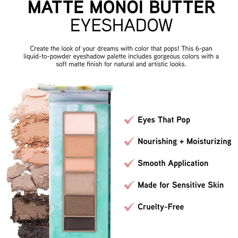 Physician's Formula Matte Nude Eyeshadow Palette with Exotic Butters Blend and Pro-Vitamins