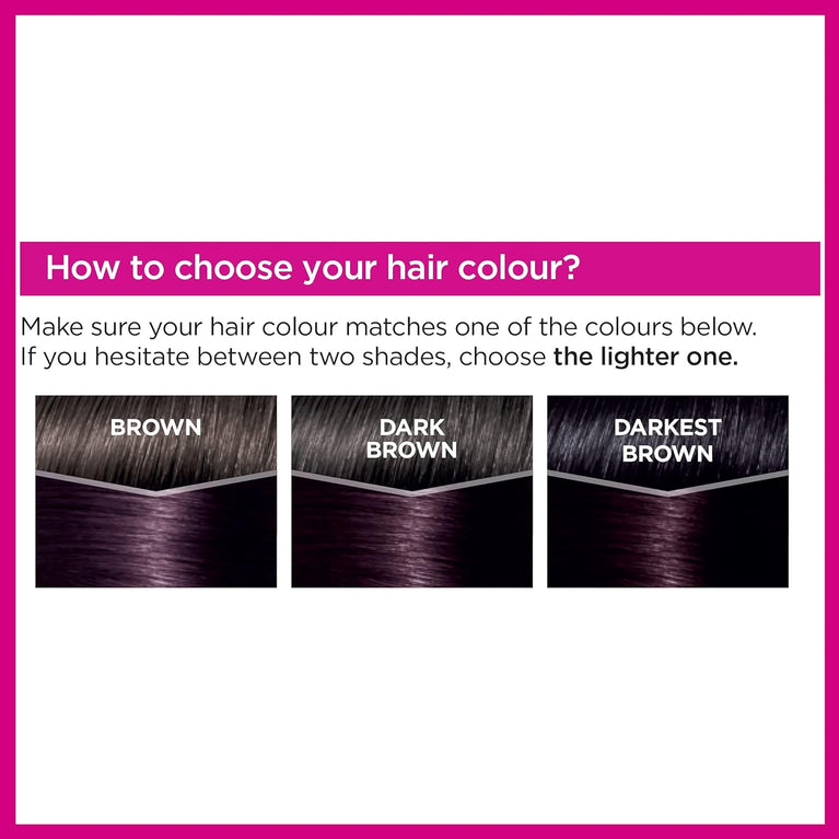 L'Oreal Paris Casting Creme Gloss Semi-permanent Hair Dye, Blends Away Grey Hair Leaving a Radiant Hair Colour, Purple Hair Dye, 316 Plum, 1 Count (Pack of 1)