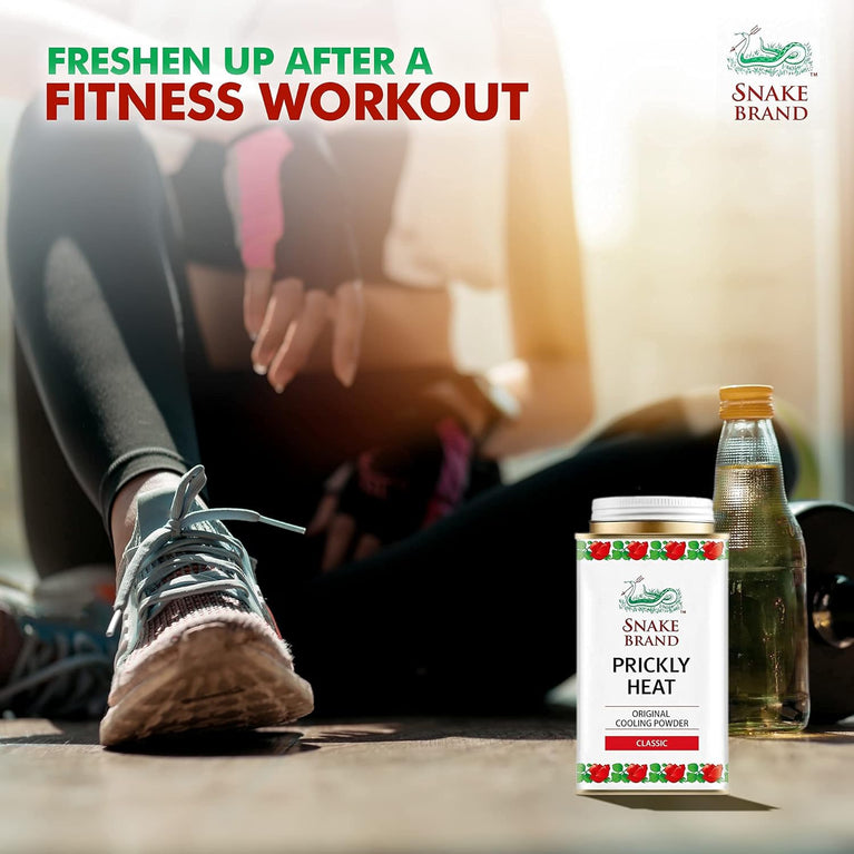 Snake Brand Prickly Heat Powder (140 grams)