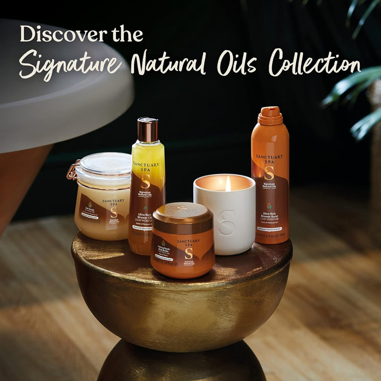 Ultra Hydrating Sanctuary Spa Shower Oil with Orange Essence for Dry Skin, 250 ml