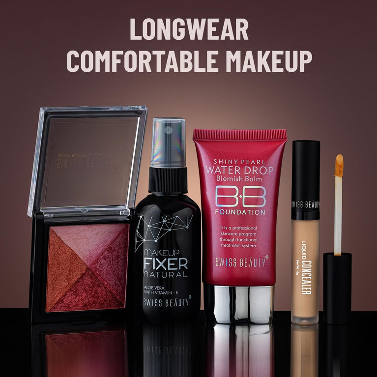 Ultra-Durable Makeup Setting Spray with Skin-Nourishing Aloe Vera and Vitamin E