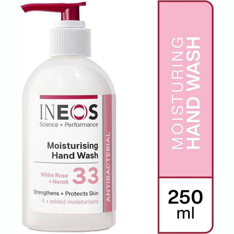Luxurious INEOS Antibacterial White Rose + Neroli Hand Soap - 250ml (Pack of 6)