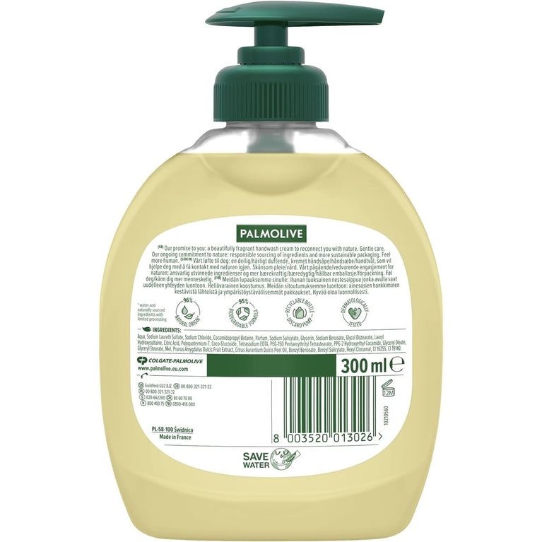 Palmolive Naturals Milk & Honey Handwash 300ml (Pack of 12)