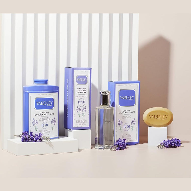 YardleyLondon Original English Lavender EDT/Eau de Toilette Fragrance For Her 125ml - Amazon Exclusive
Experience the timeless scent of YardleyLondon Original English Lavender EDT/Eau de Toilette Fragrance for a classic and elegant fragrance.