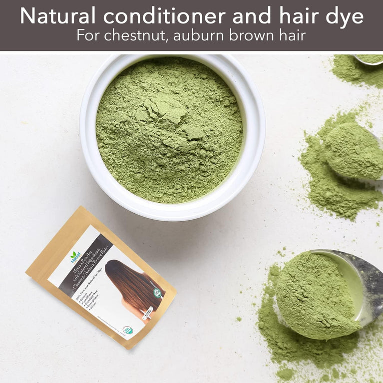 Naturel Anytime Henna Chestnut with Hibiscus | 100gm | check full listing | USDA organic