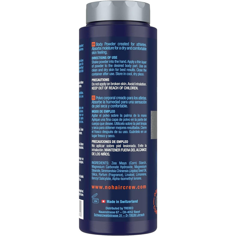 NO HAIR CREW Intimate Dry & Fresh Powder for Men - 100g