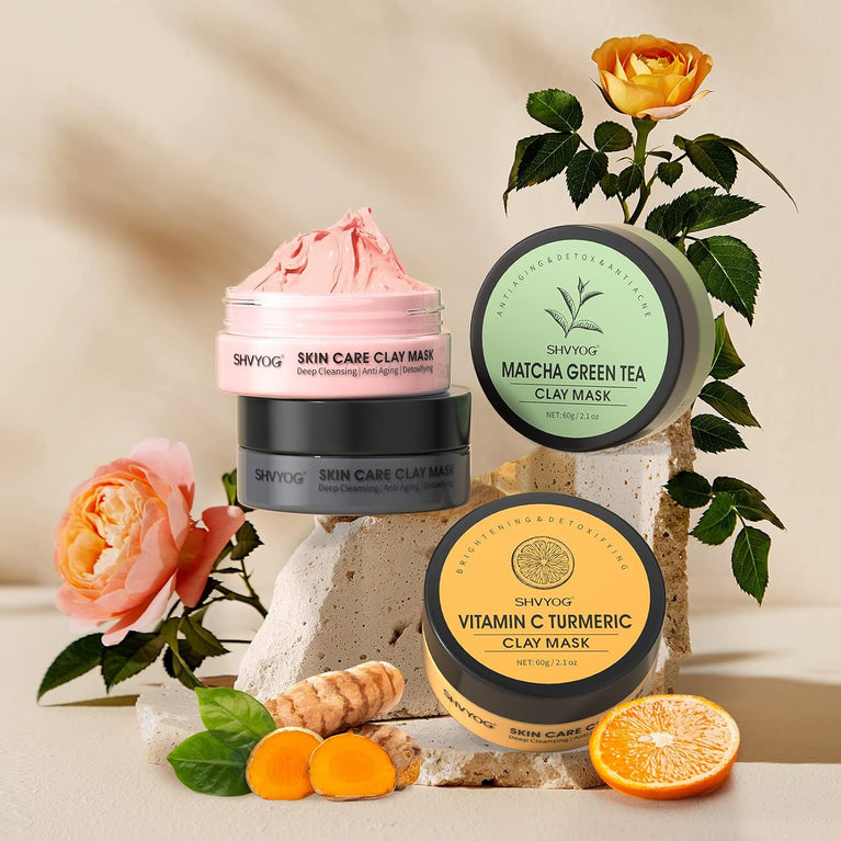 Ultimate Clay Mask Kit for Deep Cleansing and Skincare