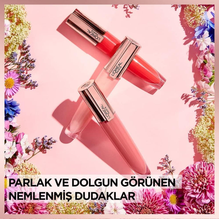 L'Oreal Paris Glow Paradise Hydrating Balm-in-Gloss, Shade 402 - I Soar, 7 ml (Single Pack)