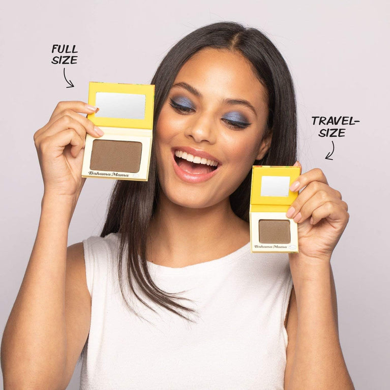theBalm Bahama Mama Travel-Sized Bronzer - Natural Matte Finish for a Sun-Kissed Complexion