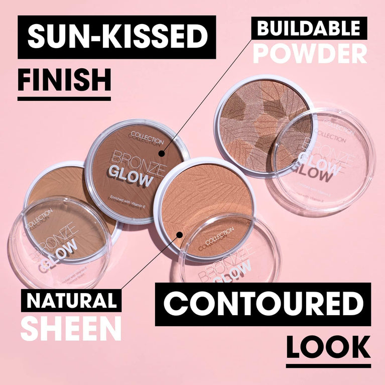 Collection Cosmetics Golden Radiance Bronzer - Natural Glow for All Skin Tones, 15g