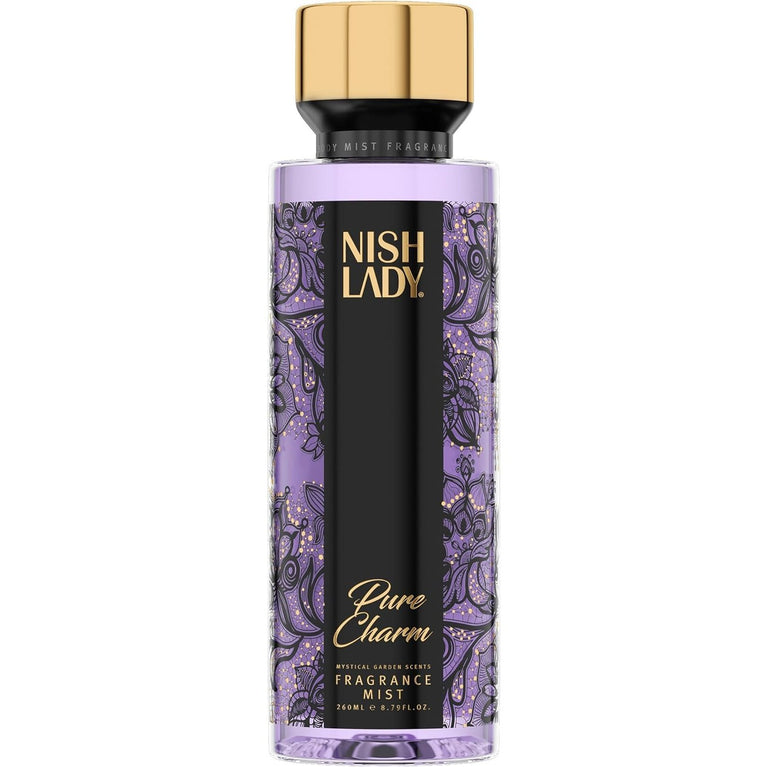 Nishlady Pure Charm Fragrance Body Spray for Women, 260 ml