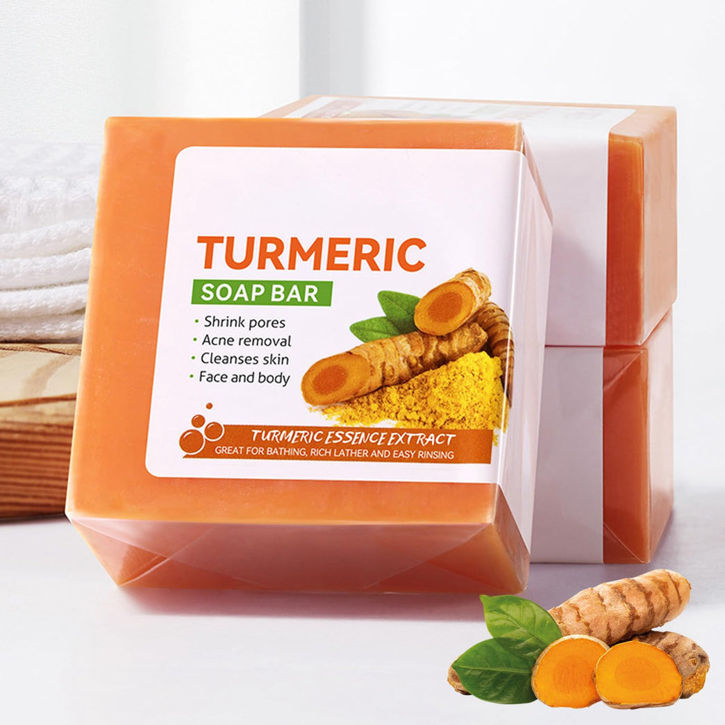 Revitalizing Turmeric Handmade Soap for Skin Brightening and Moisturizing (1 Piece)