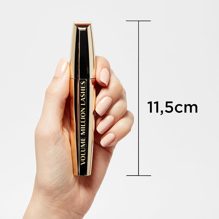 L'Oreal Black Mascara, 10 ml - One Coat No Clump Volume Enhancer (Pack of 1)