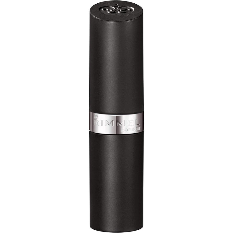 Kate Moss Collection High-Intensity Rosy Pink Lipstick by Rimmel London, Long-Lasting Finish, 4g (Pack of 1)