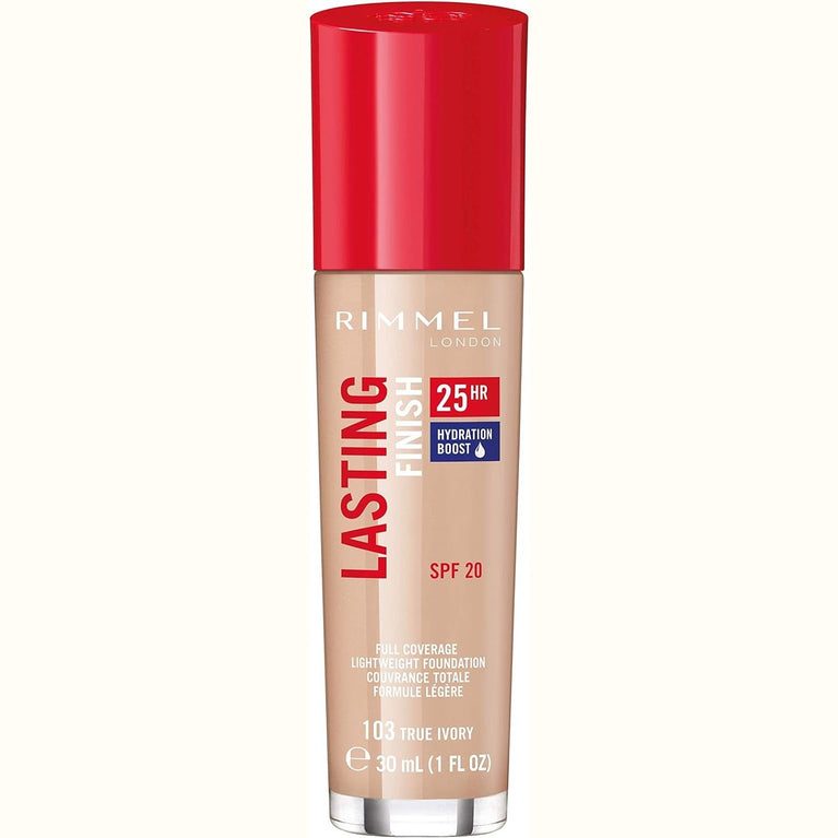 Rimmel Enduring Radiance 25 Hour Foundation in True Ivory - Vitamin E Infused