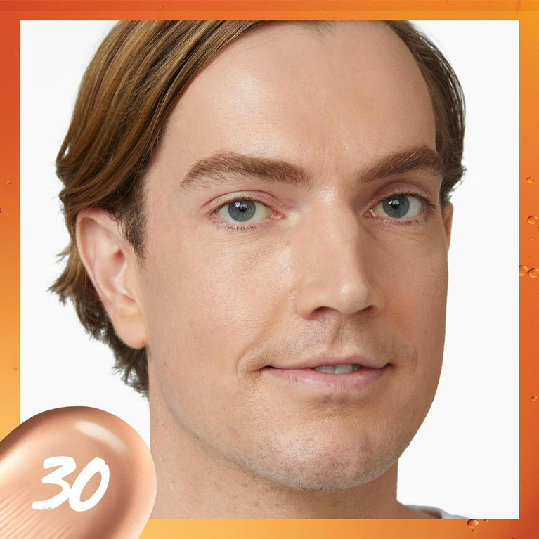 Maybelline 24H Super Stay Skin-Enhancing Foundation with Brightening Vitamin C, Vegan and Suitable for All Skin Types, Shade 30