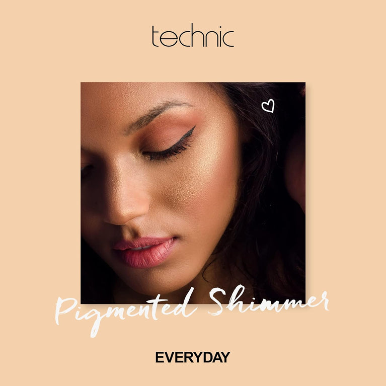 Technic Radiant Shimmer Highlighter Quartet - Vegan & Cruelty-Free Glow Palette