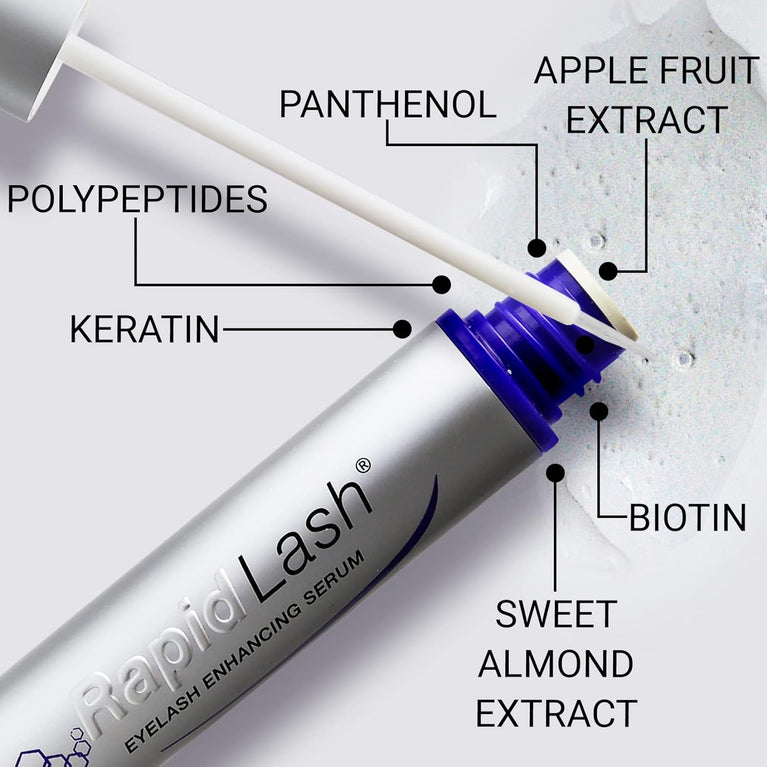 Intensive Lash Amplifier Serum with Hexatein 1 Complex by RapidLash for Visibly Fuller, Longer, and Strengthened Eyelashes, Moisturising and Conditioning Formula, 3ml (Packaging may vary)