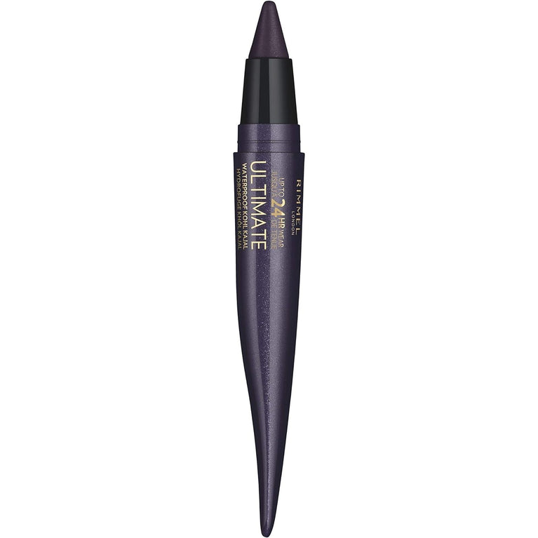 Rimmel London Intense Colour Waterproof Kohl Kajal Eyeliner in Deep Amethyst, Pencil, 1.6g