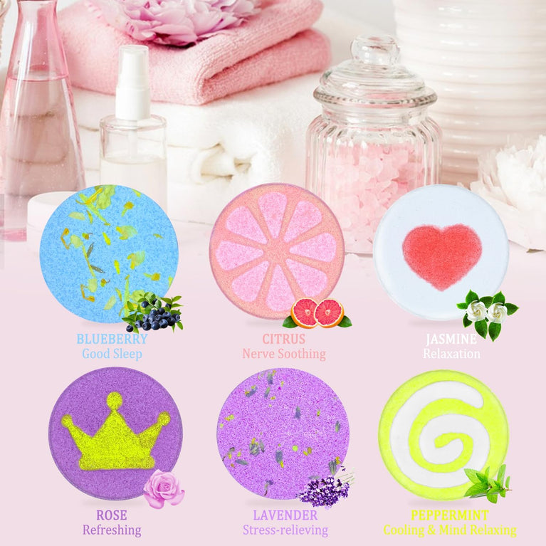 Lanwexy Shower Steamers: Aromatherapy Shower Bombs with Natural Essential Oils