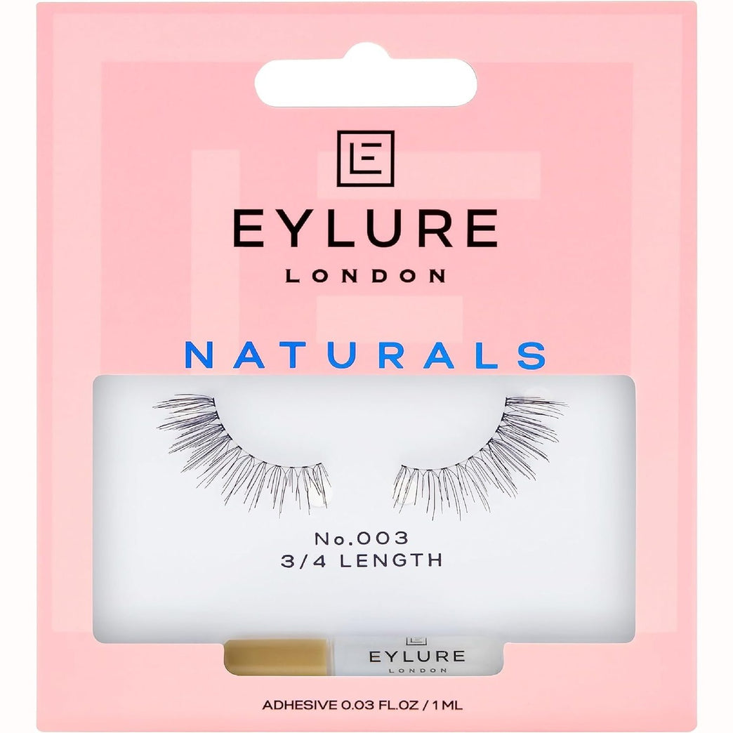 Eylure Reusable and Lightweight 3/4 Length No. 003 Contact Lens Friendly False Lashes