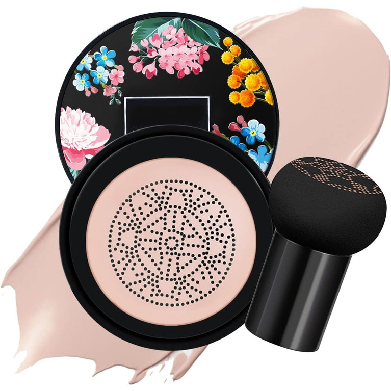 Ownest Flawless Coverage Air Cushion BB Cream with Nourishing Mushroom-Head Applicator