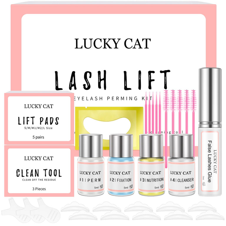 Professional Eyelash Perming Kit: Lash Lift and Curl for Salon and Home Use with Updated Glue Version, Suitable for Special Occasions and Everyday Beauty Enhancement
