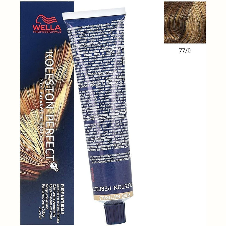 WELLA Koleston Perfect MePlus Pure Naturals Hair Color Cream, Medium Blonde Intensive Benefit Pack, 0.66 kg