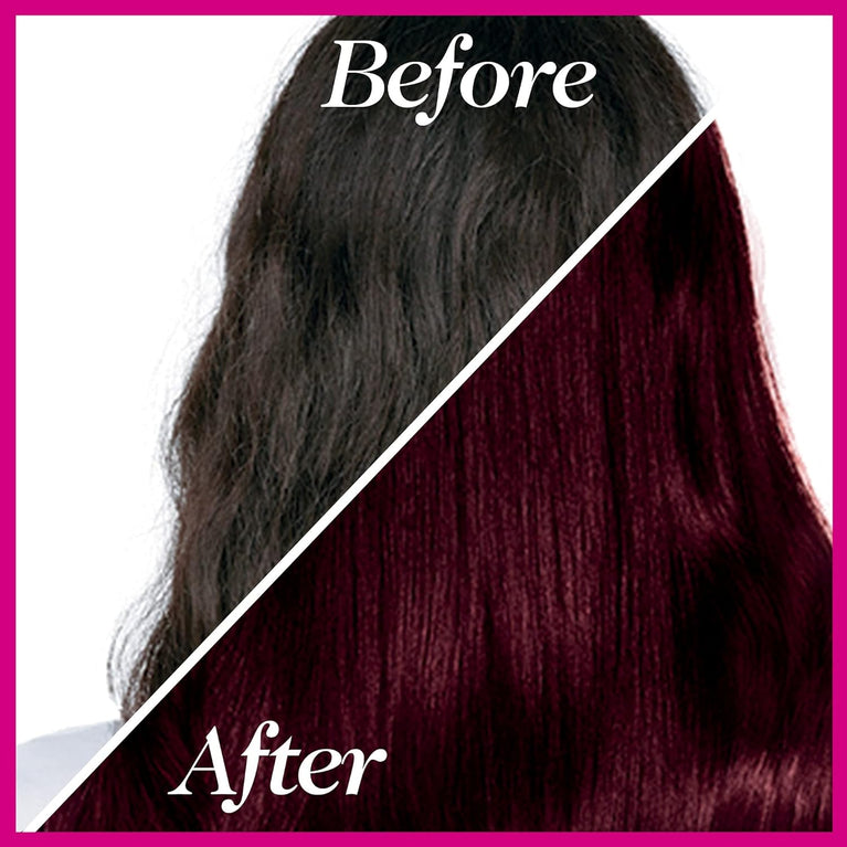 L'Oreal Paris Casting Creme Gloss semi-permanent hair dye, blends away grey hair leaving a radiant hair colour, black hair dye 360 Black Cherry, 360 Black Cherry, 1 Count (Pack of 1)