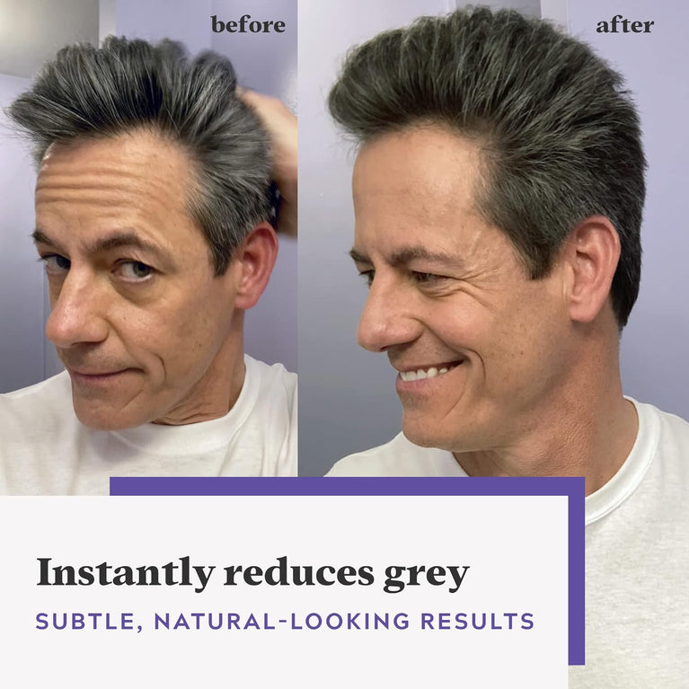 Touch of Grey Dark Brown Hair Dye - Achieve a Subtle Salt & Pepper Look, T45