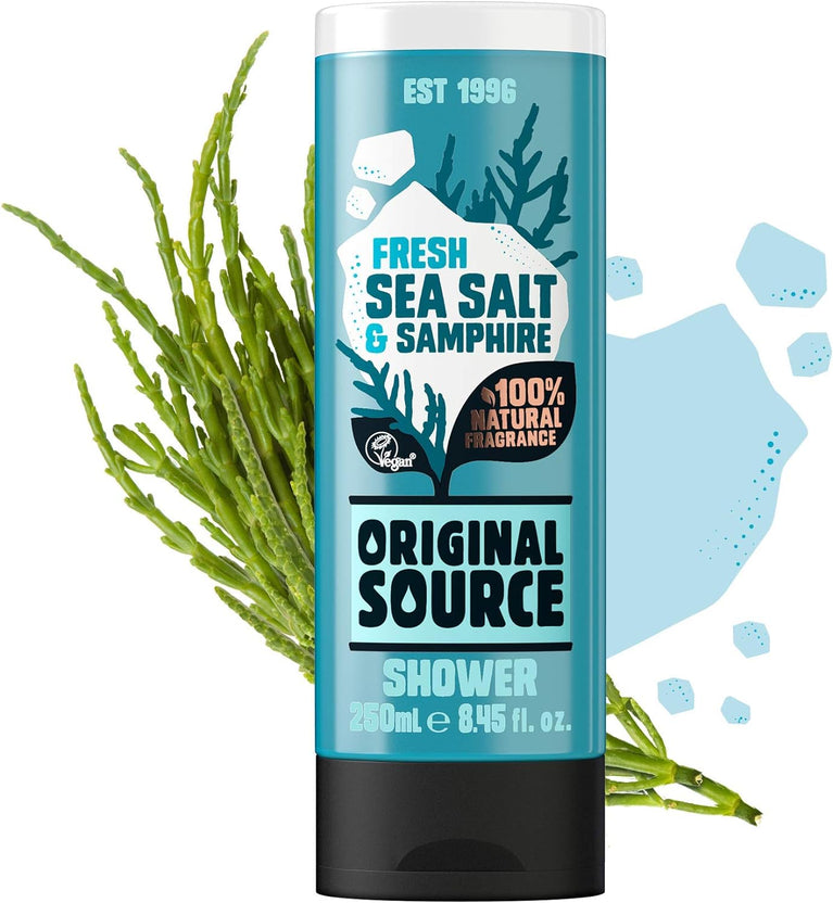 Luxurious Original Source Shower Gel Set - 4 x 250ml with New Natural Fragrances