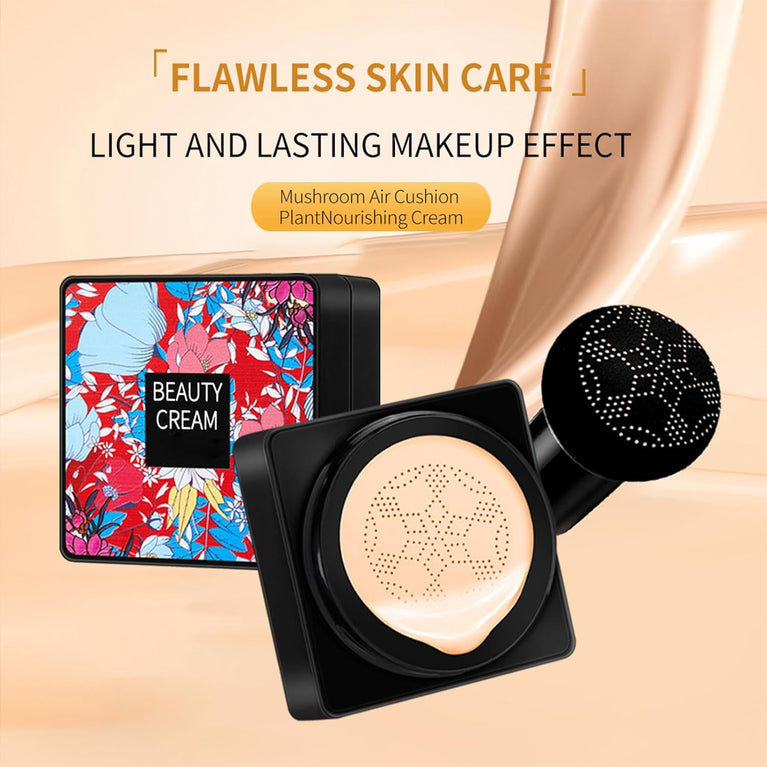 Soft Touch Mushroom Sponge CC & BB Cream Foundation with Natural Plant Extracts