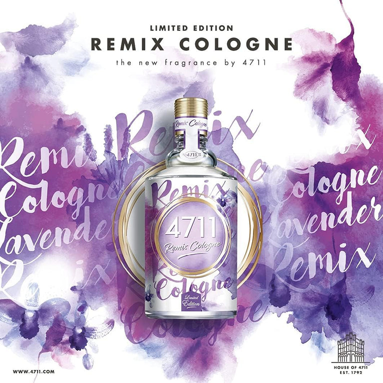 4711 Remix Lavender Cologne Eau De Cologne 100ml, 1 - Pack