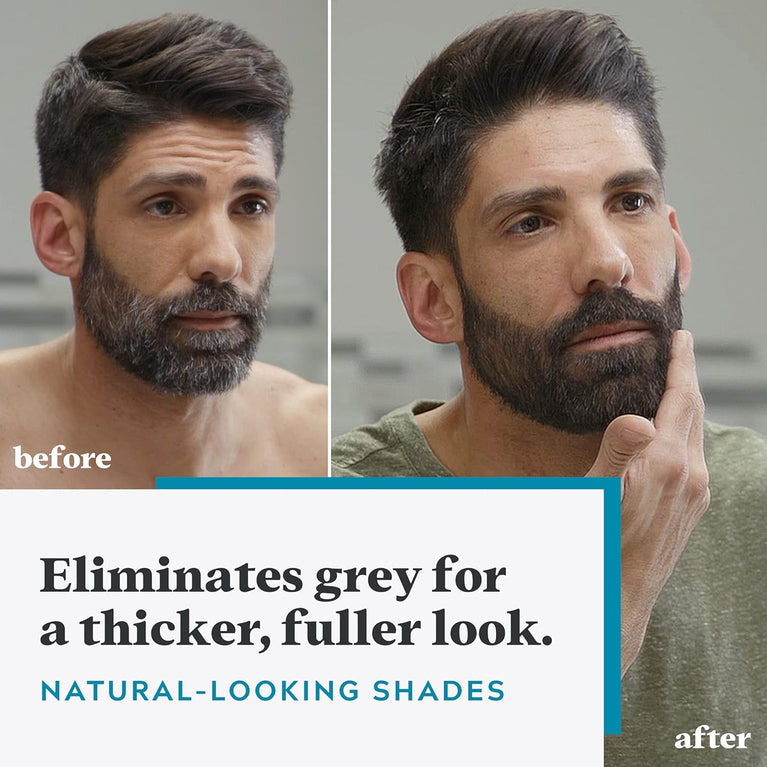 Medium Brown Just for Men Moustache & Beard Dye - Grey Eliminator for a Fuller Look - M35