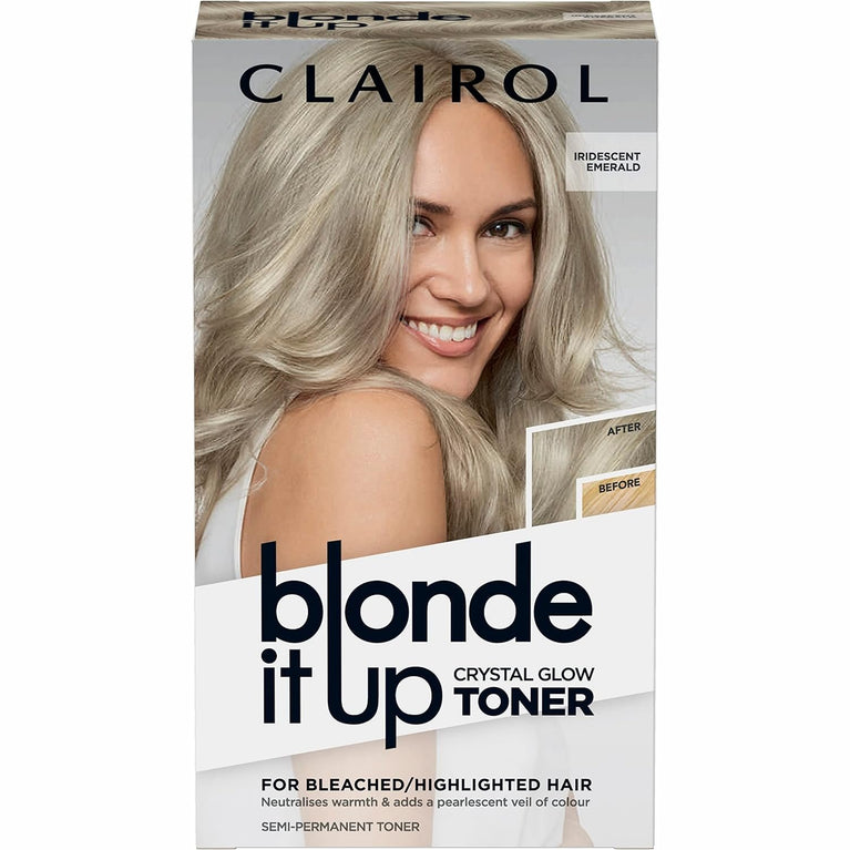 Clairol Crystal Glow Iridescent Emerald Blonde Toning Kit